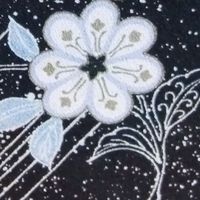 Winter-Set Nr. 1 Yuki ga hoshii - Detailansicht Obi