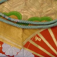 Furisode-Set Nr. 2 Aoi Koufuku - Detailansicht Kimono