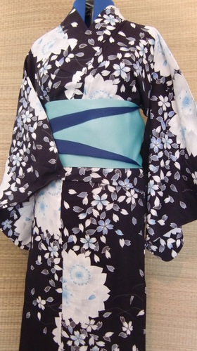 Damen Yukata Set 2 - Gesamtansicht
