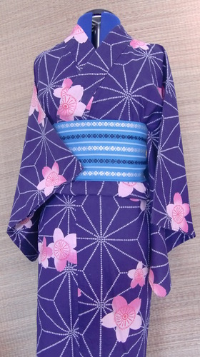 Damen Yukata Set 4 - Gesamtansicht