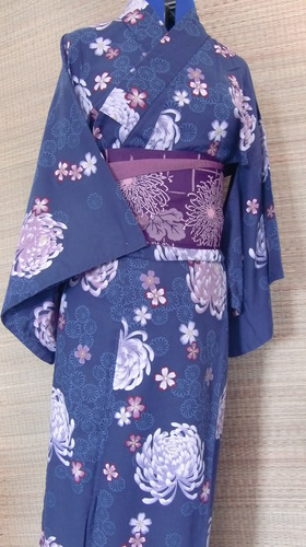 Damen Yukata Set 5 - Gesamtansicht